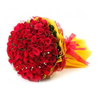 Send Red Roses Bouquet 150 flowers for Rakhi in Mumbai