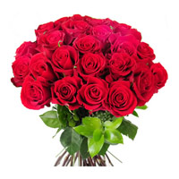 Send Flowers to Mumbai : Red Roses 24 Flowers to Mumbai