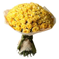 Flowers to Mumbai : 50 Yellow Roses
