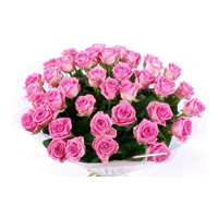 Buy Diwali Flowers in Mumbai that includes Pink Roses Bouquet 60 Flowers