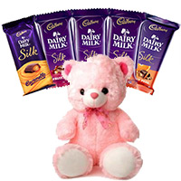 New Year Gifts in Mumbai consist of 6 Cadbury Dairy Milk Silk Chocolate in Mumbai
