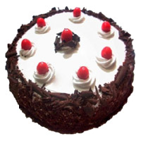 New Year Cakes to Thane. 2 Kg Black Forest Cakes to Mumbai From 5 Star Bakery