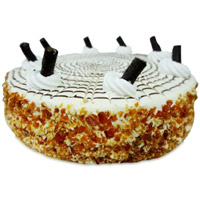 Send 2 Kg Butter Scotch Cake From 5 Star Bakery , Send Cake for Friend to Mumbai Online