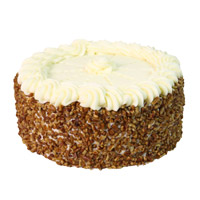 Best Online Cake Delivery to Mumbai. 1 Kg Eggless Butter Scotch Cake From 5 Star Bakery on Rakhi