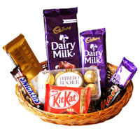 Friendship Day Special. Gift Delivery of Celebrate With Chocolate Basket Mumbai