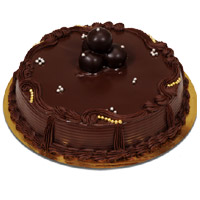 Send Happy Friendship Day Cakes. 2 Kg Chocolate Truffle Cake to Mumbai From 5 Star Bakery 