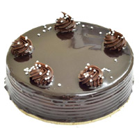 Order Cake Online in Mumbai. Order for 1 Kg Eggless Chocolate Truffle Cake From 5 Star Bakery on Rakhi
