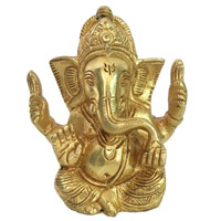 Ganesh in Brass