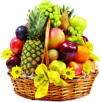 Send Best Gift for Friendship Day 5 Kg Fresh Fruits Basket in Mumbai to your Friends