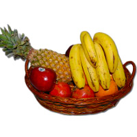 Send Diwali fresh fruits with Gifts to Mumbai that is 1 Kg Fresh Fruits Basket