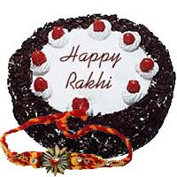 Send Rakhi with Cake to Mumbai