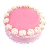 Deliver Online 2 Kg Strawberry Birthday Cake in Mumbai