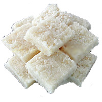 Place Order for Online Sweets in Mumbai comprising with 500gm Coconut Barfi.