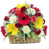 Send Basket of Mixed Flowers to Mumbai