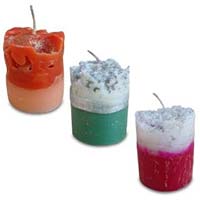 Deliver Christmas Gifts in Mumbai including Set of 3 Designer Candles in Mumbai