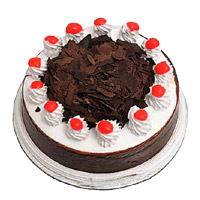 Same Day Eggless Cake Delivery in Mumbai. Order for 500 gm Eggless Strawberry Cake on Rakhi