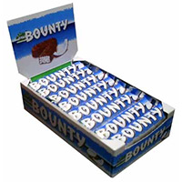 Send Diwali Gifts in Mumbai consisting 24 Pcs Bounty Chocolates to Nashik