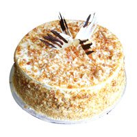 Send 1 Kg Butter Scotch Cake Online Mumbai