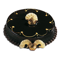 2 Kg Eggless Chocolate Truffle Cake Delivery in Mumbai at Midnight