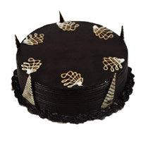 Send Cake to Friend. 1 Kg Eggless Chocolate Truffle Cake to Mumbai From 5 Star Hotel