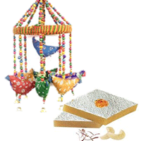 Kaju Katli with Door Hanging Bandhanwar