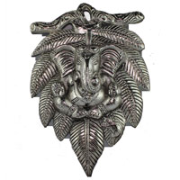 Lord Ganesha Patta Ji in Silver Alumunium