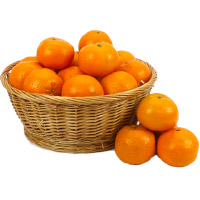 Send Online Diwali Gifts to Mumbai including 18 pcs Fresh Orange Basket