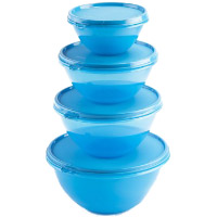 Online Diwali Gifts to Pune consisting Signoraware 4 Pcs. Storage Set Blue