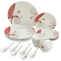 Place Order to Send Diwali Gifts to Navi Mumbai having Melamine Dinner Set 24 pcs