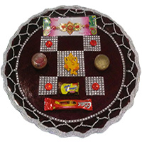 Send Rakhi Thali to Panval