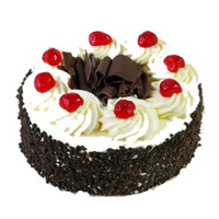 Buy New Year Cakes to Mumbai with 1 Kg Black Forest Cakes to Mumbai