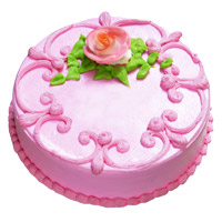 Eggless Karwa Chauth Cakes in Mumbai - Strawberry Cake