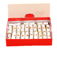 Cheap Online Christmas Gifts to Mumbai including 500gm Kaju Roll Sweets in Mumbai.