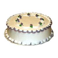 Perfect New Year Cakes to Mumbai summarised with 1 Kg of Vanilla Cake in Mumbai for New Year Festival