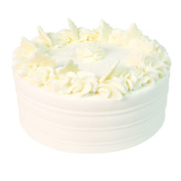 Buy New Year Cake in Mumbai comprising 2 Kg Vanilla Cake From 5 Star Bakery