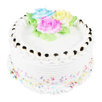 Deliver Valentine's Day Eggless Cakes to Mumbai - Vanilla Cake