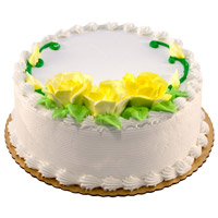 1 Kg Eggless Vanilla Cake Order Online Mumbai from 5 Star Hotel