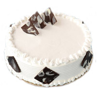 Send 2 Kg Eggless Butter Scotch Cakes to Mumbai Same Day Delivery on Rakhi