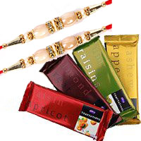 Deliver Rakhi Gifts in Mumbai. 4 Cadbury Temptation Chocolates With 3 Red Roses in Mumbai