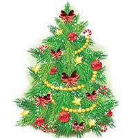 Deliver X-Mas Tree (3 Feet) to Mumbai. Christmas Gifts in Mumbai